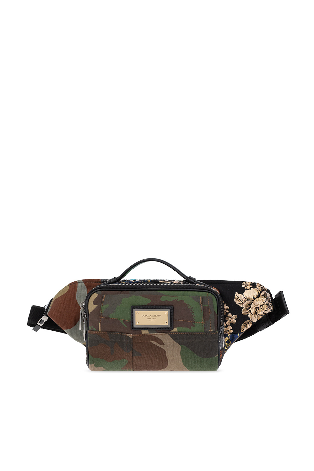 Men's Bags | logo-print Dolce & Gabbana Belt bag in contrasting